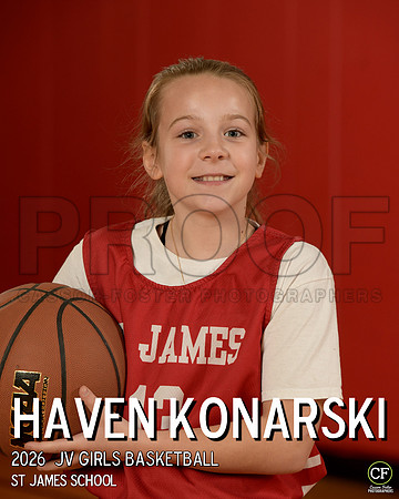 StJamesWinterTeams26 JV Girls Basketball Konarski Haven_ Team8x10 _ Individual 8x10(1)