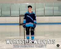 WorcWildcats26 BURNCOAT VARSITY BURNCOAT VARSITY _ Team8x10 _ Team3 white text(1)