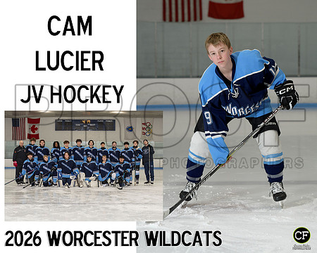 WorcWildcats26 JV Hockey Lucier Cam_ Team8x10 _ Sportsmate3(1)