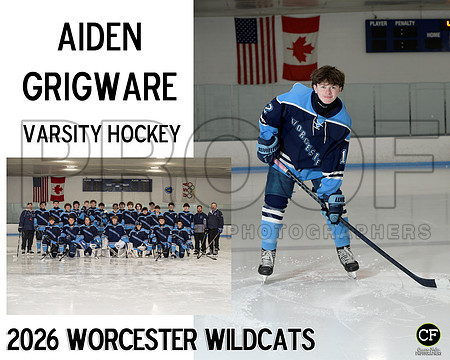 WorcWildcats26 Varsity Hockey Grigware Aiden_ Team8x10 _ Sportsmate3(1)