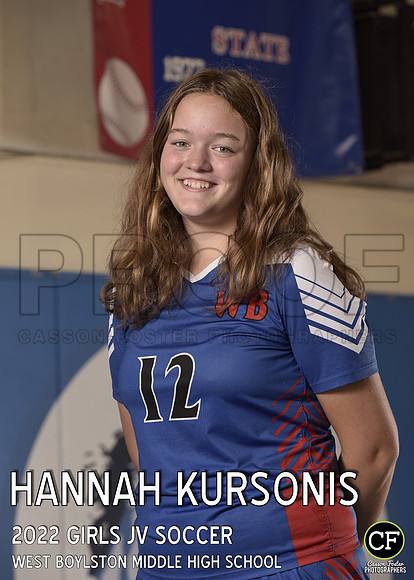 WB Fall Teams 2223 Girls JV Soccer Kursonis Hannah_ Team5x7 _ Individual2(1)