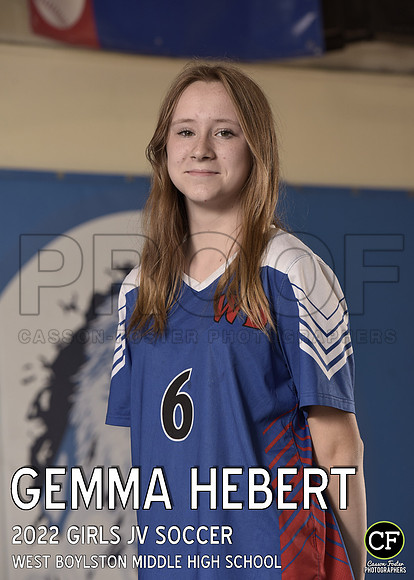 WB Fall Teams 2223 Girls JV Soccer Hebert Gemma_ Team5x7 _ Individual2(1)