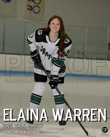 GHS Girls Hockey 26 GIRLS HOCKEY Warren Elaina_ Team8x10 _ Individual 8x10(1)