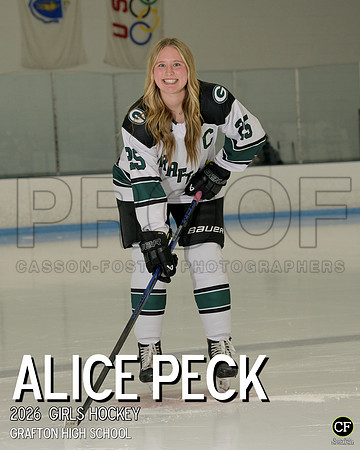 GHS Girls Hockey 26 GIRLS HOCKEY Peck Alice_ Team8x10 _ Individual 8x10(1)