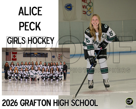 GHS Girls Hockey 26 GIRLS HOCKEY Peck Alice_ Team8x10 _ Sportsmate3(1)