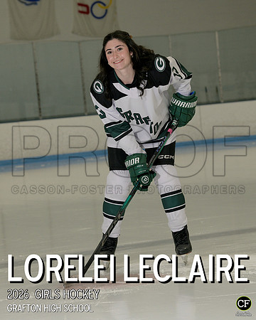 GHS Girls Hockey 26 GIRLS HOCKEY LeClaire Lorelei_ Team8x10 _ Individual 8x10(1)