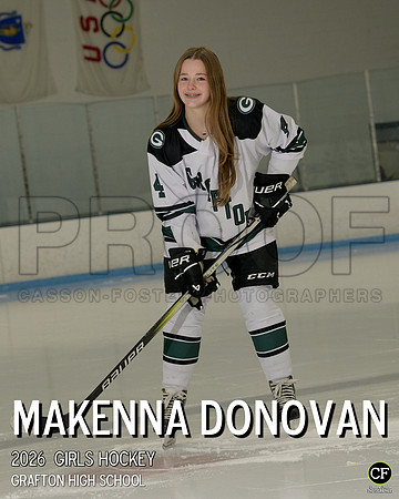 GHS Girls Hockey 26 GIRLS HOCKEY Donovan Makenna_ Team8x10 _ Individual 8x10(1)