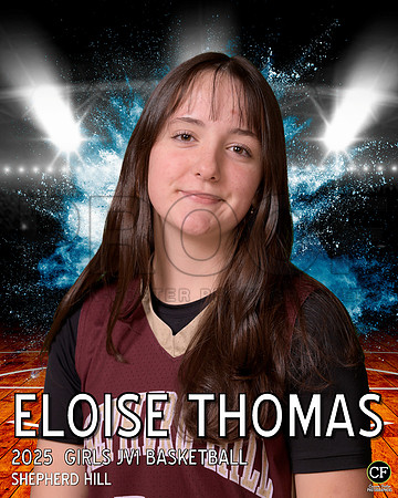 SH WINTER TEAMS 2425 GIRLS JV1 BASKETBALL Thomas Eloise_ Team8x10 _ Individual 8x10(1)