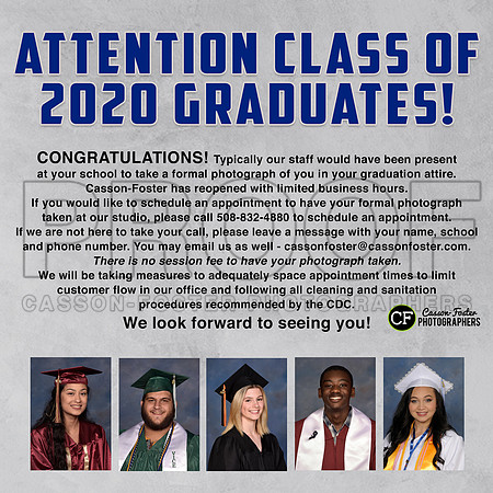 2020 Graduates no prices