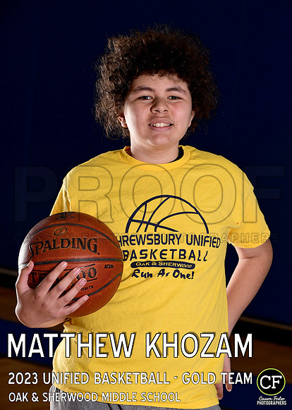 OAK SHERWOOD UNIFIED BBALL 2223 UNIFIED BASKETBALL - GOLD TEAM Khozam Matthew_ Team5x7 _ Individual2(1)
