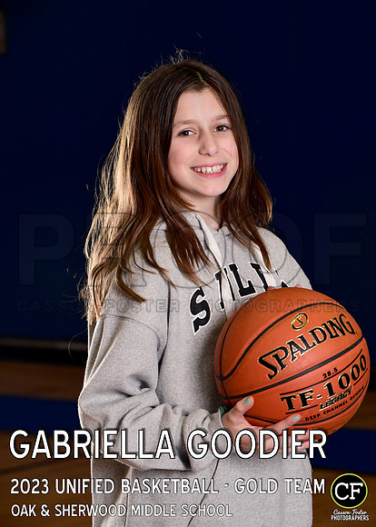 OAK SHERWOOD UNIFIED BBALL 2223 UNIFIED BASKETBALL - GOLD TEAM Goodier Gabriella_ Team5x7 _ Individual2(1)