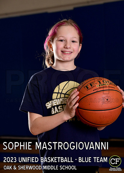 OAK SHERWOOD UNIFIED BBALL 2223 UNIFIED BASKETBALL - BLUE TEAM Mastrogiovanni Sophie_ Team5x7 _ Individual2(1)