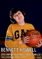 OAK SHERWOOD UNIFIED BBALL 2223 UNIFIED BASKETBALL - BLUE TEAM Howell Bennett_ Team5x7 _ Individual2(1)