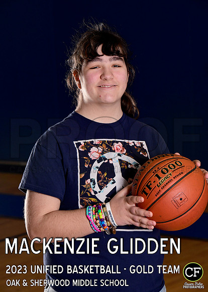OAK SHERWOOD UNIFIED BBALL 2223 UNIFIED BASKETBALL - GOLD TEAM Glidden MacKenzie_ Team5x7 _ Individual2(1)