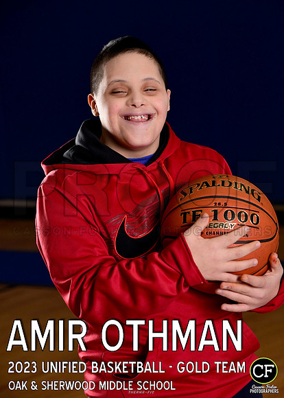 OAK SHERWOOD UNIFIED BBALL 2223 UNIFIED BASKETBALL - GOLD TEAM Othman Amir_ Team5x7 _ Individual2(1)