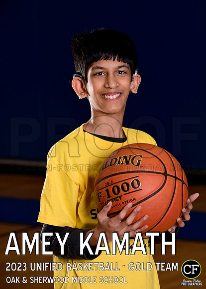 OAK SHERWOOD UNIFIED BBALL 2223 UNIFIED BASKETBALL - GOLD TEAM Kamath Amey_ Team5x7 _ Individual2(1)