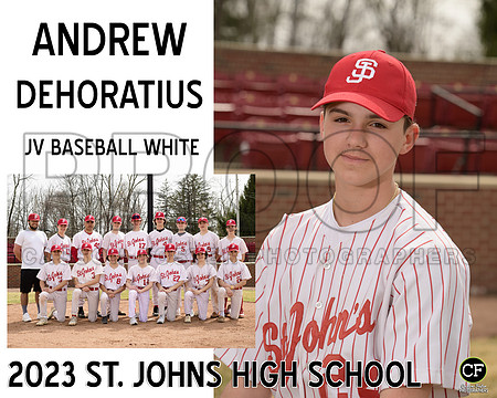 StJHigh Spring Teams 2223 JV Baseball White DeHoratius Andrew_ Team8x10 _ Sportsmate3(1)