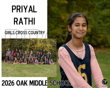 OakMiddleFallTeams26 Girls Cross Country Rathi Priyal_ Team8x10 _ Sportsmate3(1)