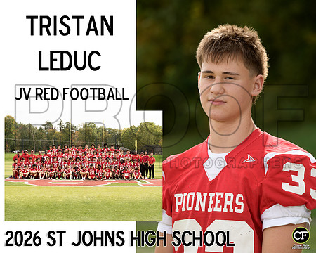 SJFallTeams26 JV Red Football LeDuc Tristan_ Team8x10 _ Sportsmate3(1)