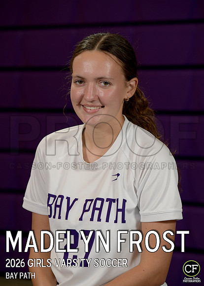 BP Fall Teams 26 Girls Varsity Soccer Frost Madelyn_ Team5x7 _ Individual2(1)