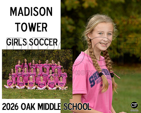 OakMiddleFallTeams26 Girls Soccer Tower Madison_ Team8x10 _ Sportsmate3(1)