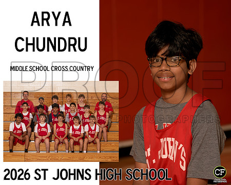 SJFallTeams26 Middle School Cross Country Chundru Arya_ Team8x10 _ Sportsmate3(1)