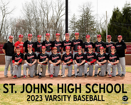 StJHigh Spring Teams 2223 Varsity Baseball  _ Team8x10 _ Team2 black text(1)