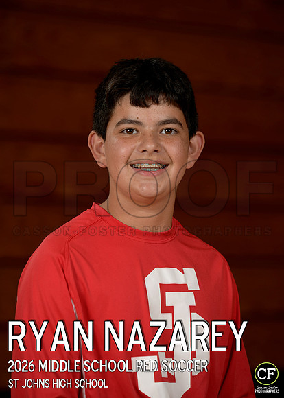 SJFallTeams26 Middle School Red Soccer Nazarey Ryan_ Team5x7 _ Individual2(1)