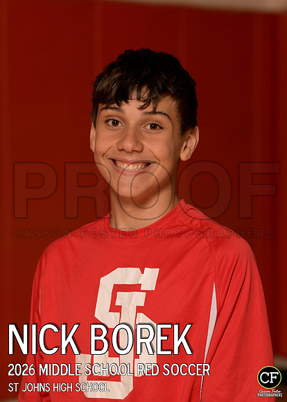 SJFallTeams26 Middle School Red Soccer Borek Nick_ Team5x7 _ Individual2(1)