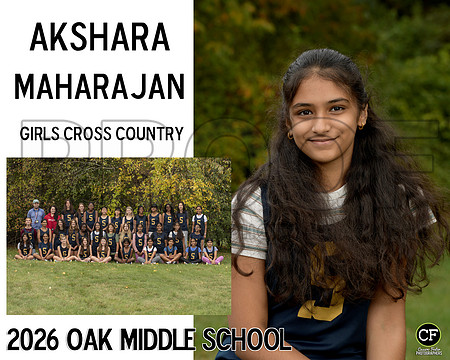 OakMiddleFallTeams26 Girls Cross Country Maharajan Akshara_ Team8x10 _ Sportsmate3(1)