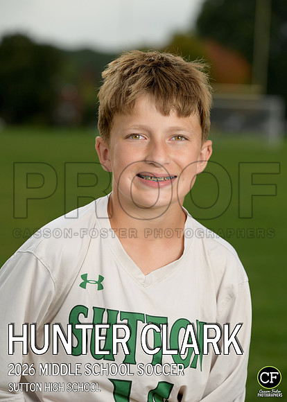 SuttonHighFallTeams26 Middle School Soccer Clark Hunter_ Team5x7 _ Individual2(1)