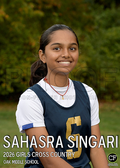 OakMiddleFallTeams26 Girls Cross Country Singari Sahasra_ Team5x7 _ Individual2(1)