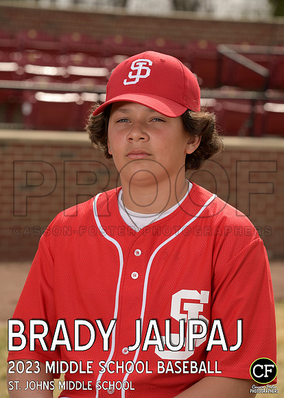 StJMiddle Spring Teams 2223 Middle School Baseball Jaupaj Brady_ Team5x7 _ Individual2(1)