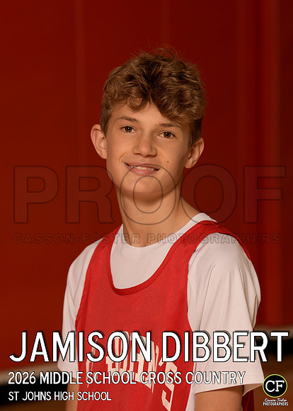SJFallTeams26 Middle School Cross Country Dibbert Jamison_ Team5x7 _ Individual2(1)