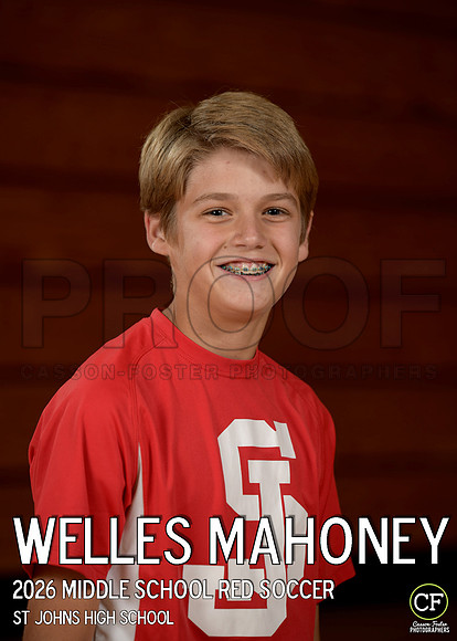 SJFallTeams26 Middle School Red Soccer Mahoney Welles_ Team5x7 _ Individual2(1)