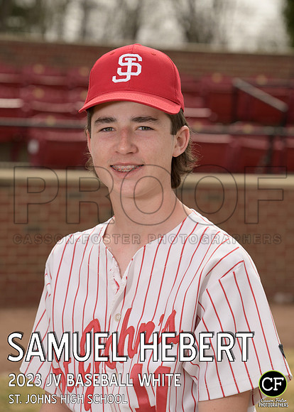 StJHigh Spring Teams 2223 JV Baseball White Hebert Samuel_ Team5x7 _ Individual2(1)
