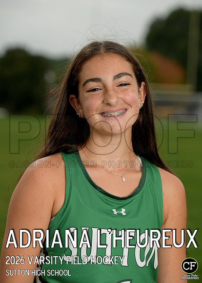 SuttonHighFallTeams26 Varsity Field Hockey L'Heureux Adriana_ Team5x7 _ Individual2(1)