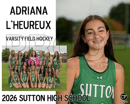 SuttonHighFallTeams26 Varsity Field Hockey L'Heureux Adriana_ Team8x10 _ Sportsmate3(1)