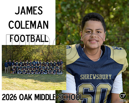 OakMiddleFallTeams26 Football Coleman James _ Team8x10 _ Sportsmate3(1)