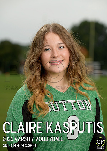 SuttonHighFallTeams26 Varsity Volleyball Kasputis Claire_ Team5x7 _ Individual2(1)