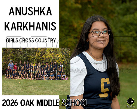 OakMiddleFallTeams26 Girls Cross Country Karkhanis Anushka_ Team8x10 _ Sportsmate3(1)