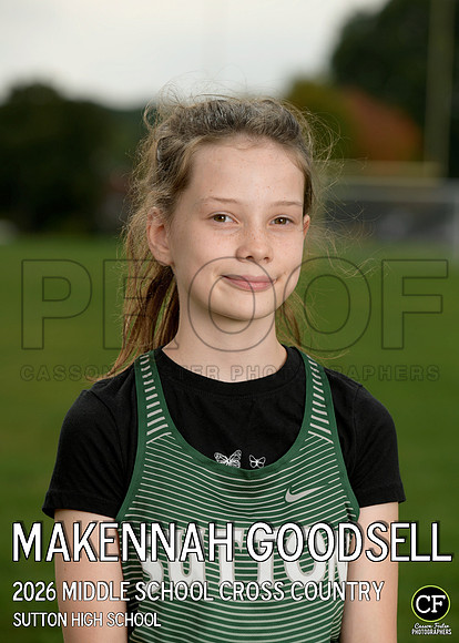 SuttonHighFallTeams26 Middle School Cross Country Goodsell Makennah_ Team5x7 _ Individual2(1)