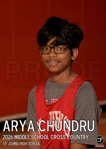 SJFallTeams26 Middle School Cross Country Chundru Arya_ Team5x7 _ Individual2(1)