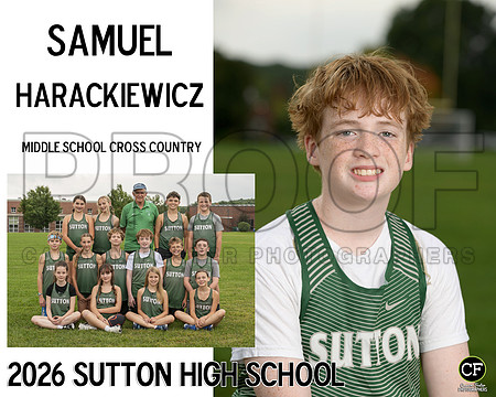 SuttonHighFallTeams26 Middle School Cross Country Harackiewicz Samuel_ Team8x10 _ Sportsmate3(1)