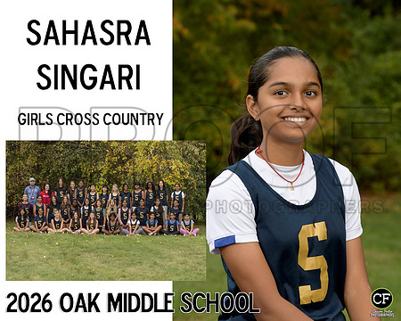 OakMiddleFallTeams26 Girls Cross Country Singari Sahasra_ Team8x10 _ Sportsmate3(1)
