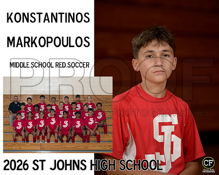 SJFallTeams26 Middle School Red Soccer Markopoulos Konstantinos_ Team8x10 _ Sportsmate3(1)