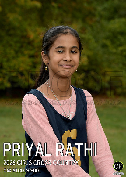 OakMiddleFallTeams26 Girls Cross Country Rathi Priyal_ Team5x7 _ Individual2(1)