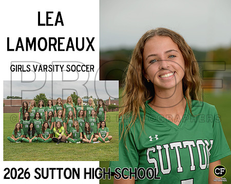 SuttonHighFallTeams26 Girls Varsity Soccer Lamoreaux Lea_ Team8x10 _ Sportsmate3(1)