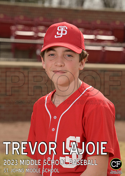 StJMiddle Spring Teams 2223 Middle School Baseball Lajoie Trevor_ Team5x7 _ Individual2(1)