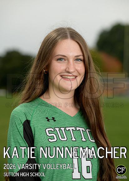 SuttonHighFallTeams26 Varsity Volleyball Nunnemacher Katie_ Team5x7 _ Individual2(1)
